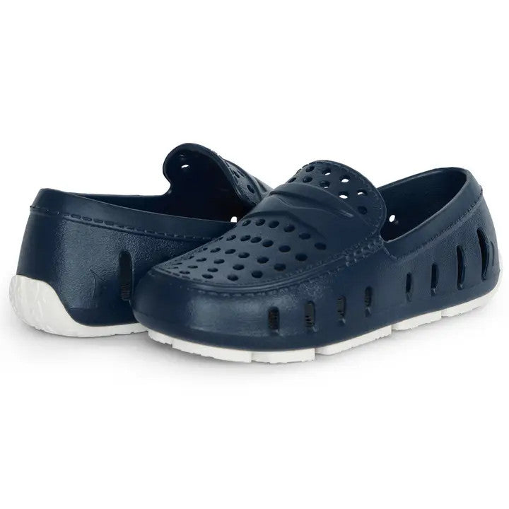 Floafers Kids Prodigy Driver - Navy Peony/Bright White