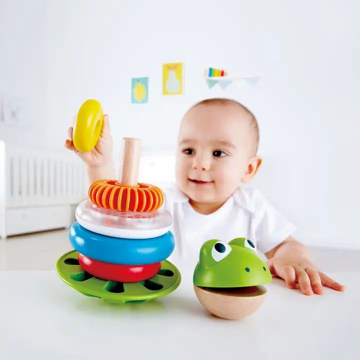 Hape Toys Mr. Frog Stacking Rings