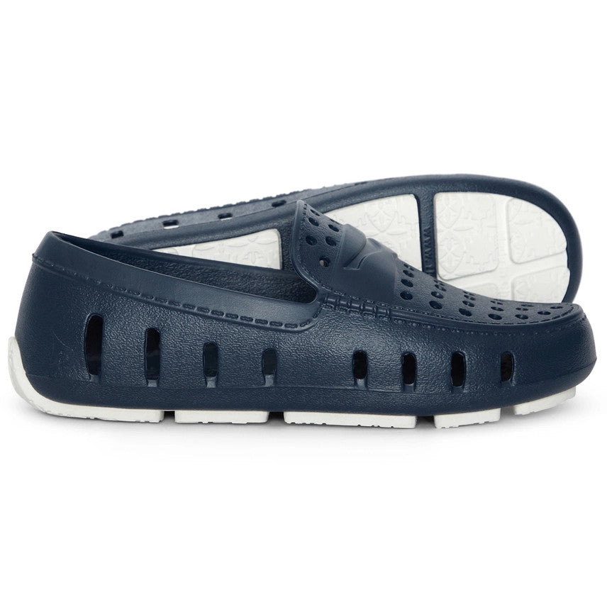 Floafers Kids Prodigy Driver - Navy Peony/Bright White