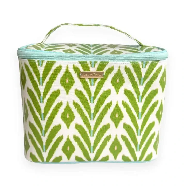 Laura Park Petite Frond Green Train Case