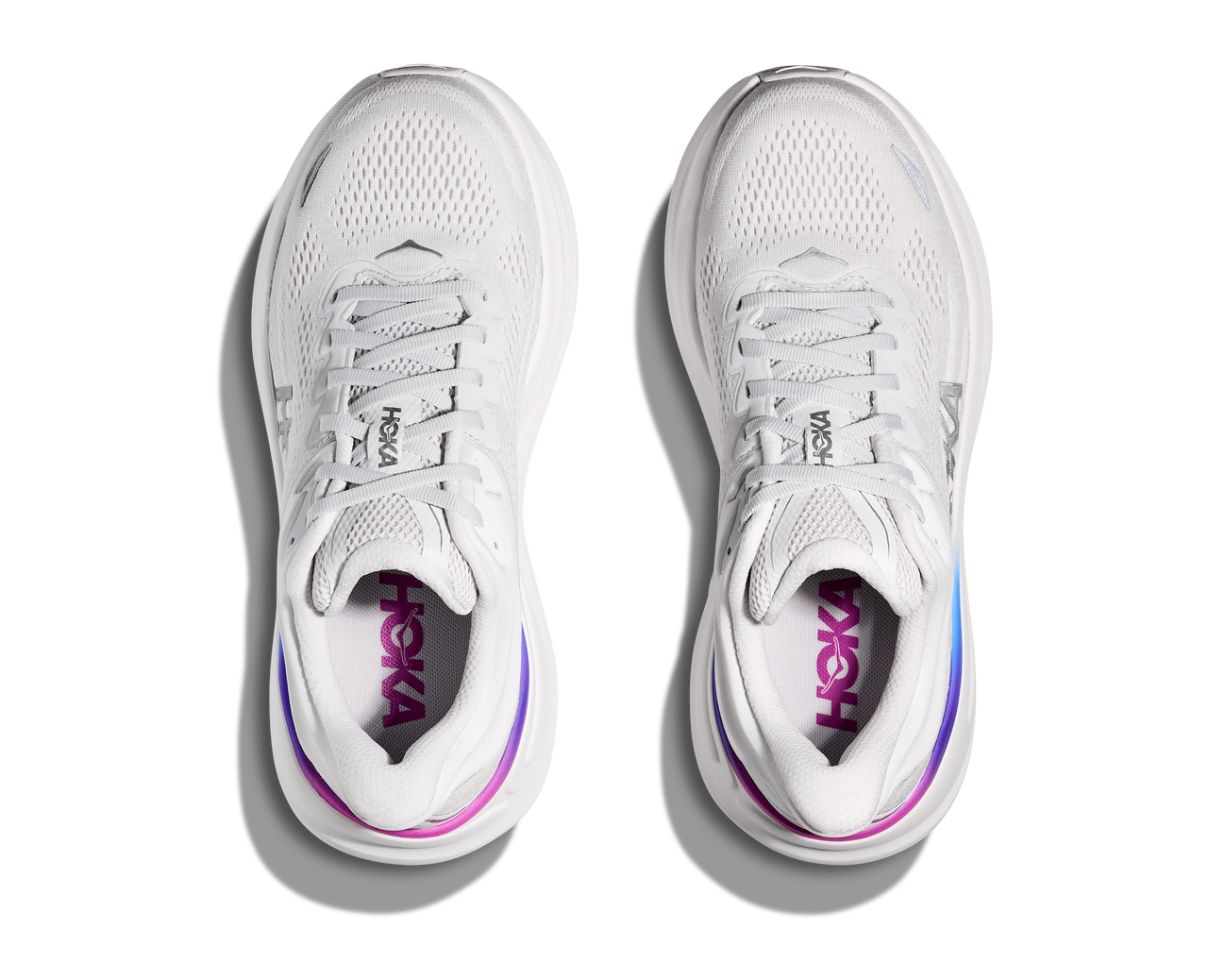 Hoka Women's Bondi 9 - Comic Grey/White