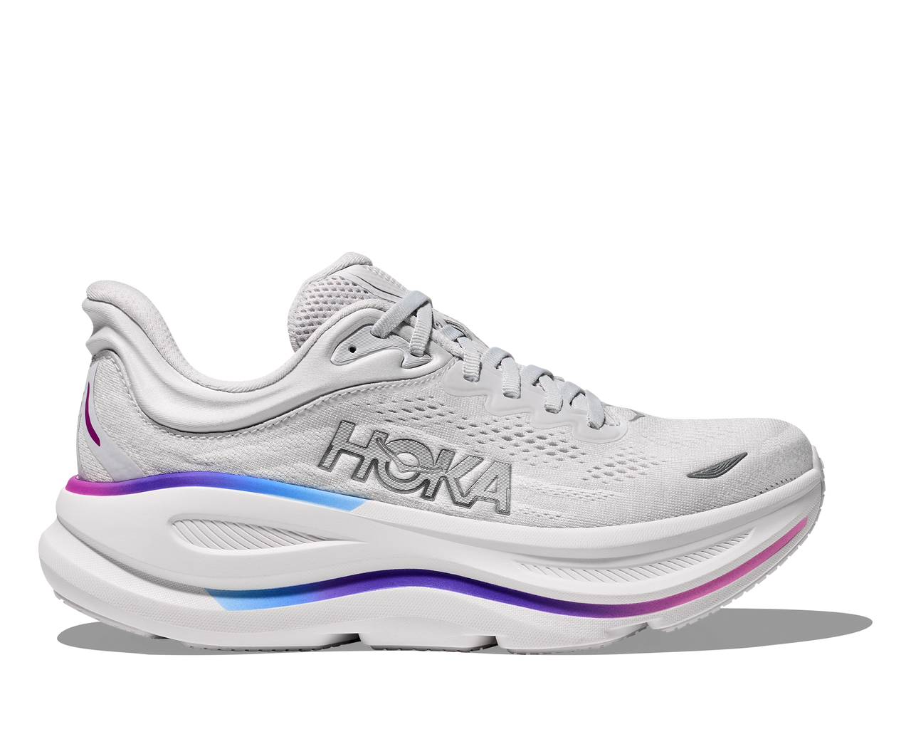 Hoka Women's Bondi 9 - Comic Grey/White