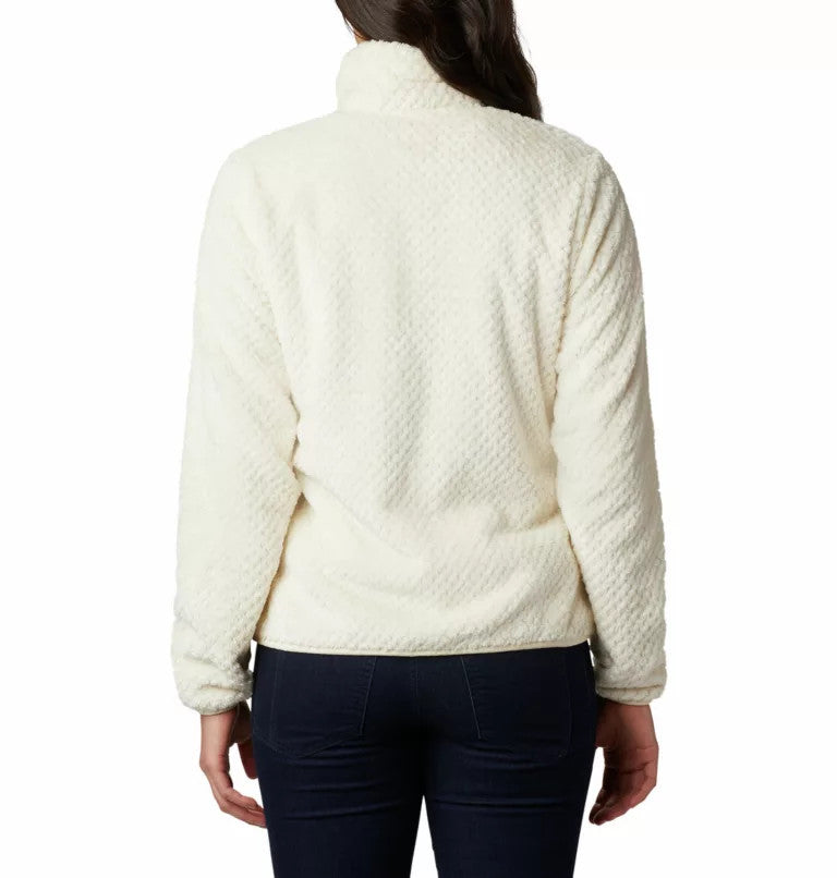 Columbia Women's Fire Side II Sherpa Full Zip Fleece-Chalk