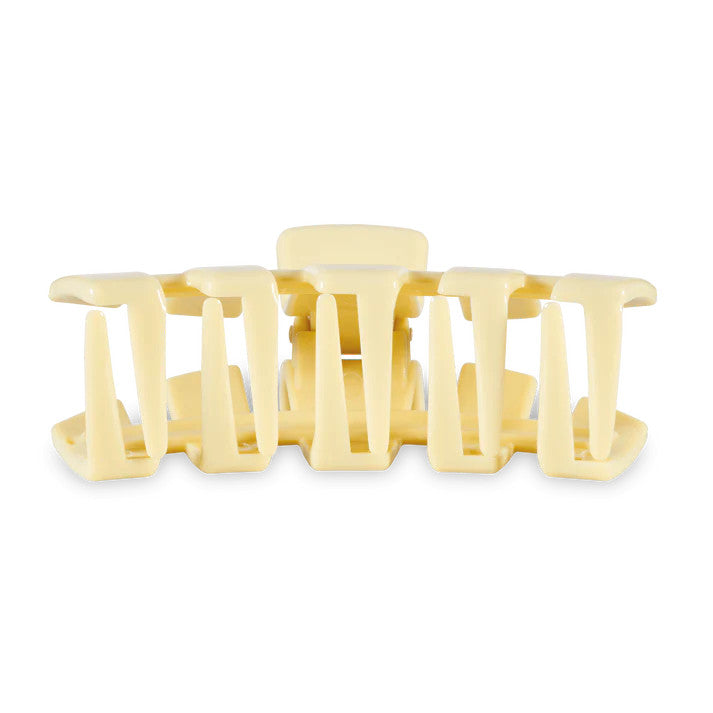 Teleties Classic Butter Yellow Large Hair Clip