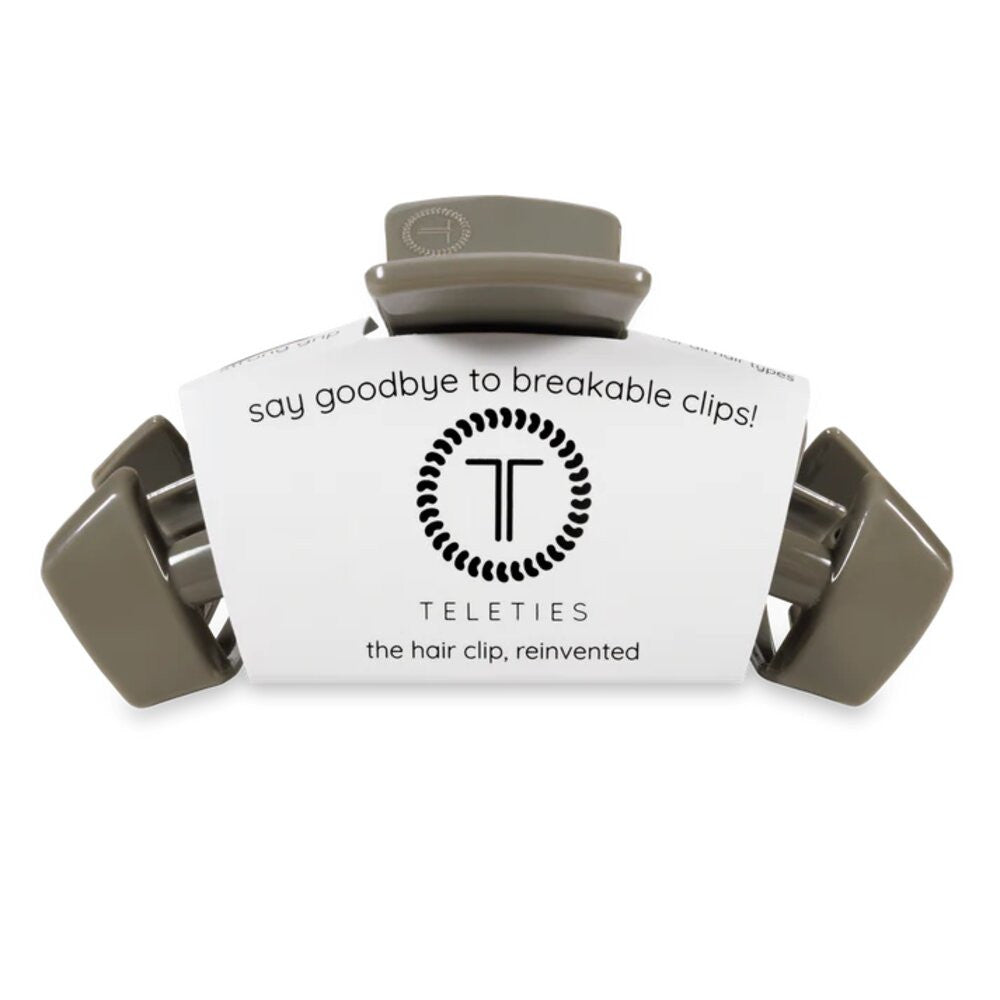 Teleties Classic Sage It Ain't So Large Hair Clip