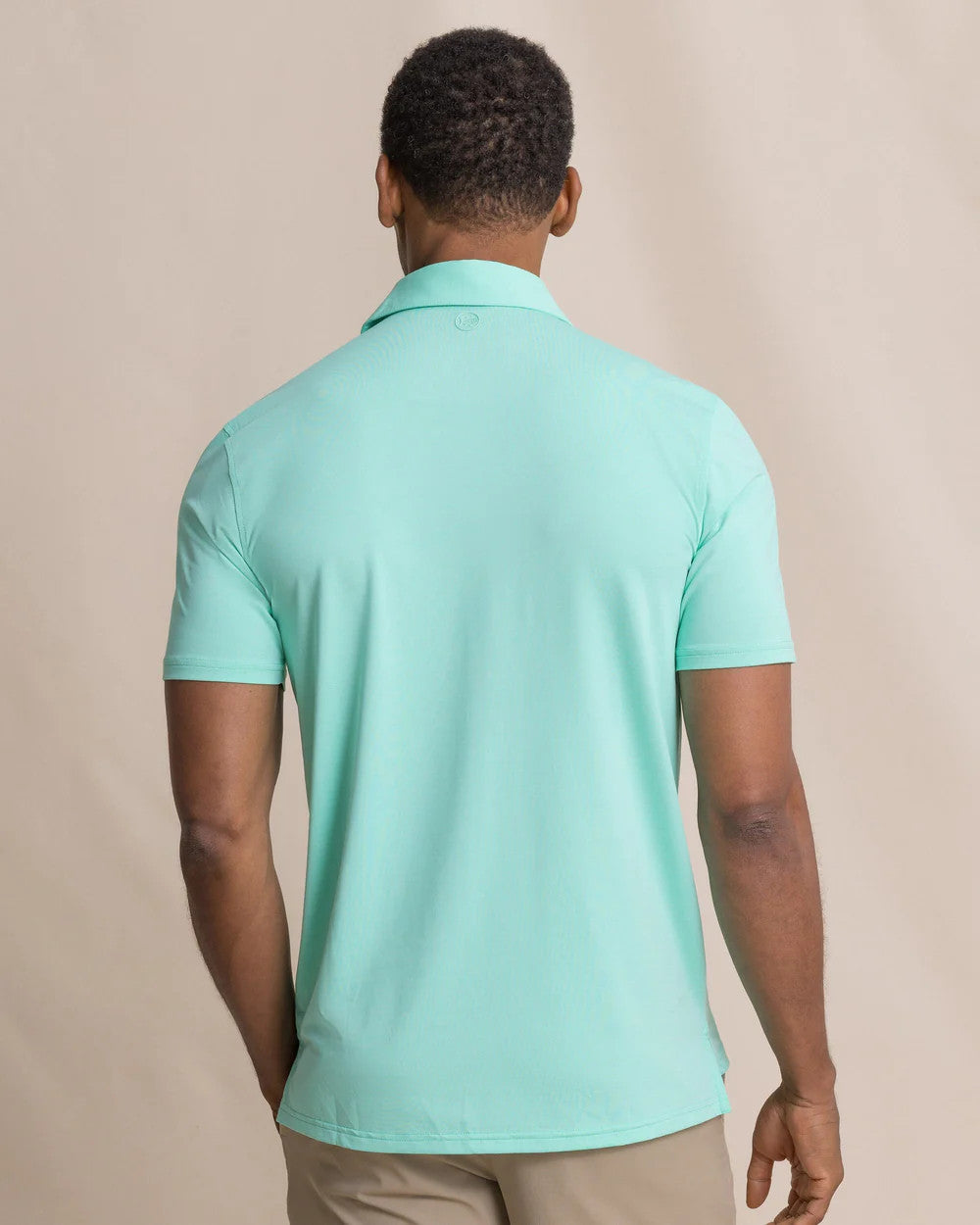 Southern Tide Men's Coastal Breeze Heather Performance Polo - Heather Gulf Shores
