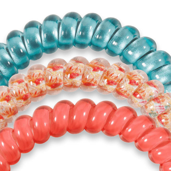 Teleties Coral Craze Small Hair Ties