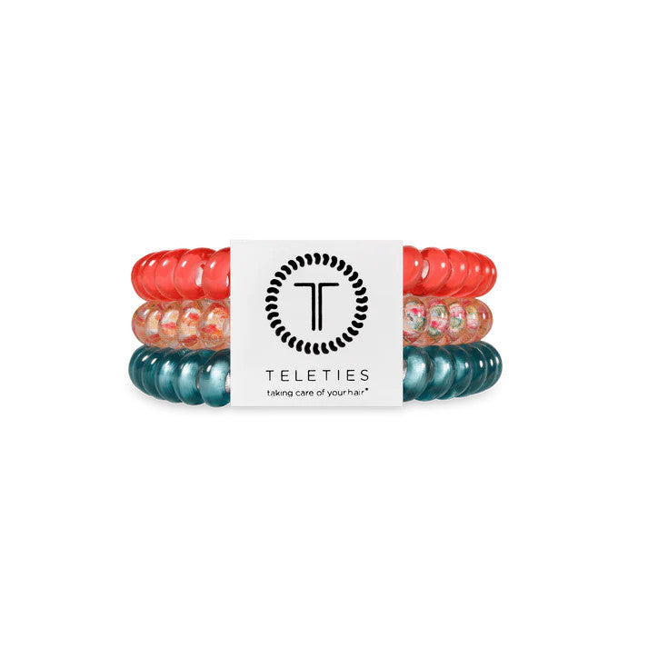 Teleties Coral Craze Small Hair Ties