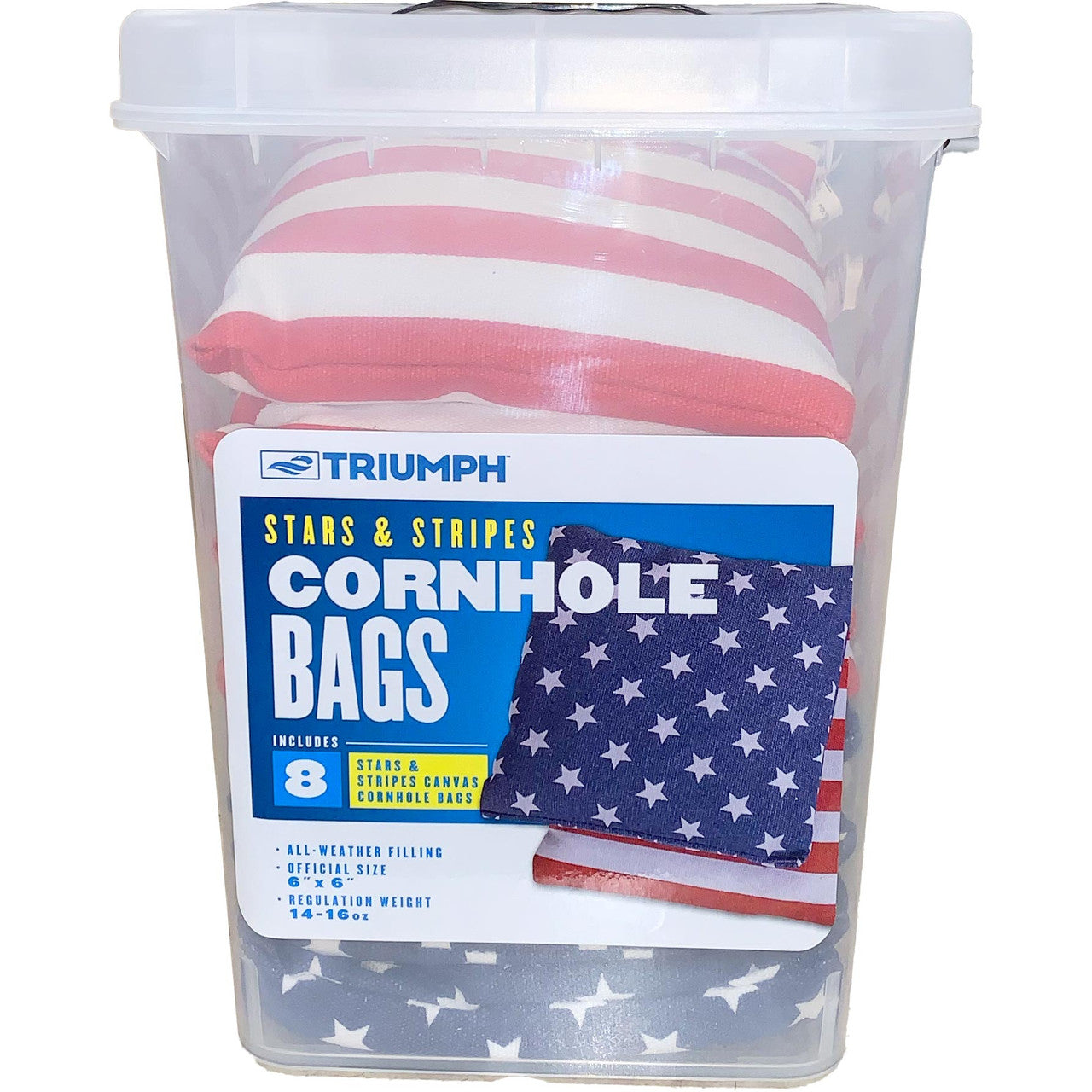 Triumph Sports Stars & Stripes Cornhole Bag Set