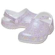 Crocs Fantasy Glitter Clog- White
