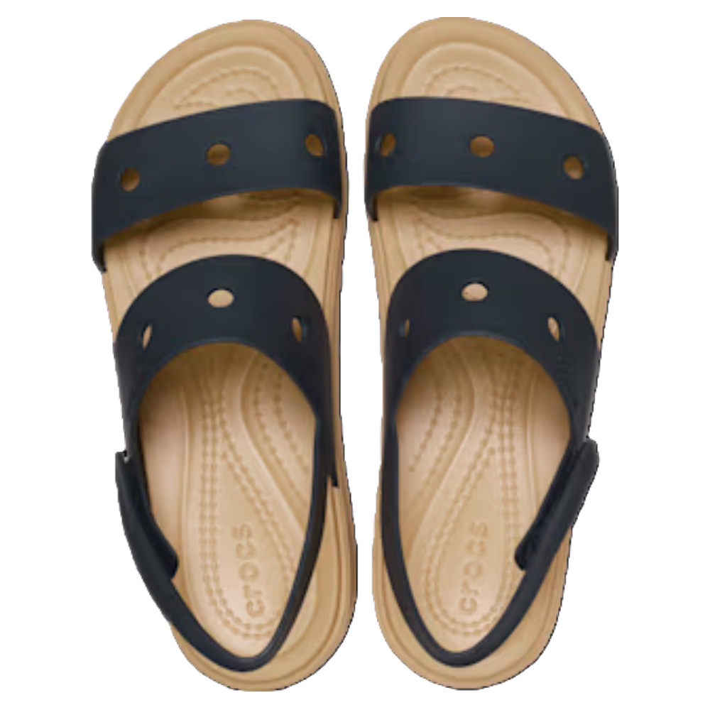 Crocs Girls' Brooklyn Sandal - Black/Cashew