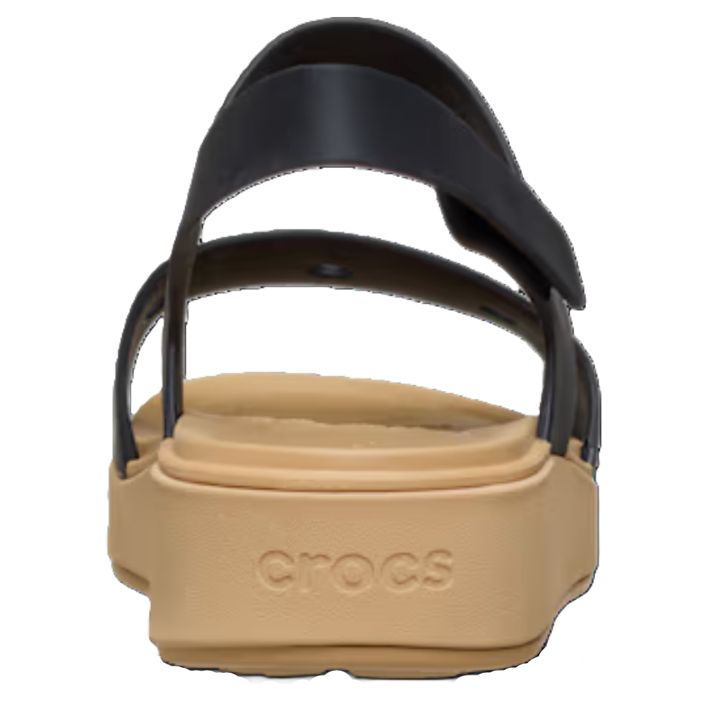 Crocs Girls' Brooklyn Sandal - Black/Cashew