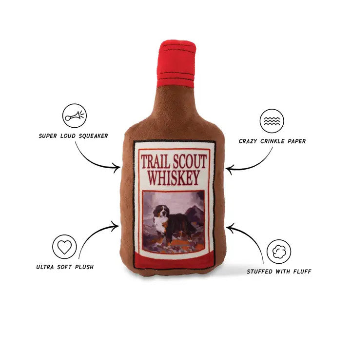 PetShop Trail Scout Whiskey Plush Dog Toy