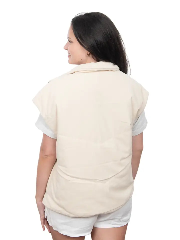 Katydid Women's Corduroy Puffer Vest