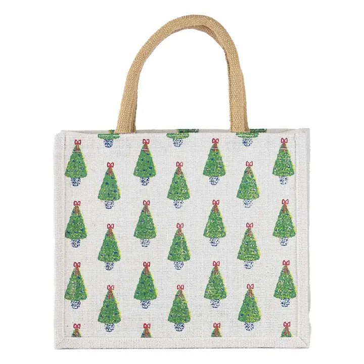 The Royal Standard Grand Christmas Tree Gift Tote White/Green