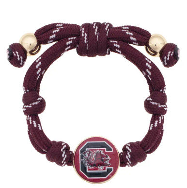 Canvas South Carolina Gamecocks Logo Paracord Bracelet