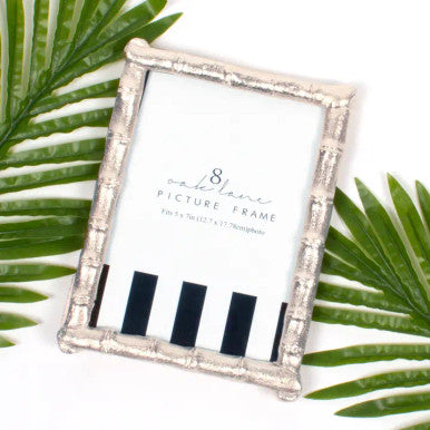 8 Oak Lane Silver Bamboo 5x7 Picture Frame
