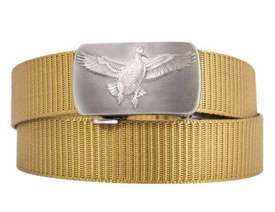 Zep-Pro Mallard Cut-To-Size Belt with Gunmetal Clamp Buckle - Sand