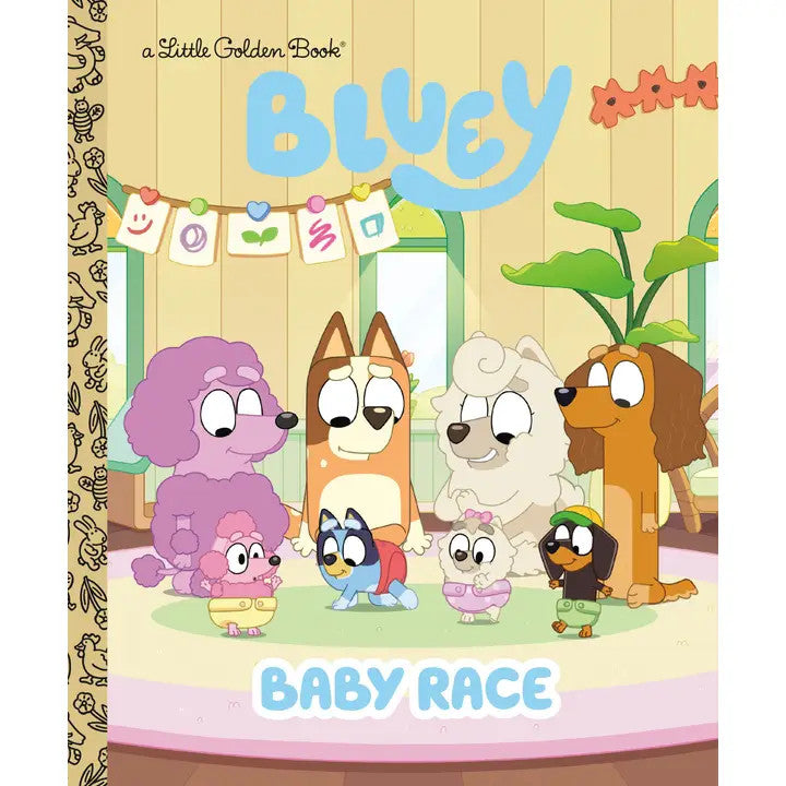 A Little Golden Book: Bluey Baby Race