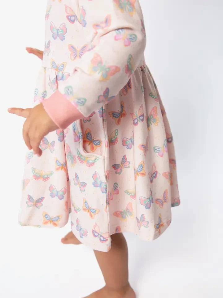 Goosies Toddler Girls Butterfly Bliss - Sweatshirt Dress