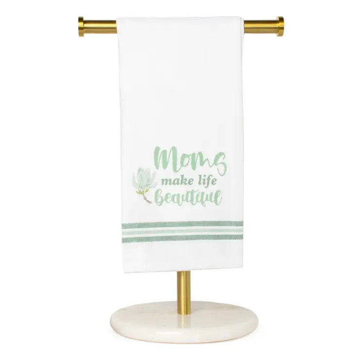 The Royal Standard Moms Make Life Beautiful Hand Towel