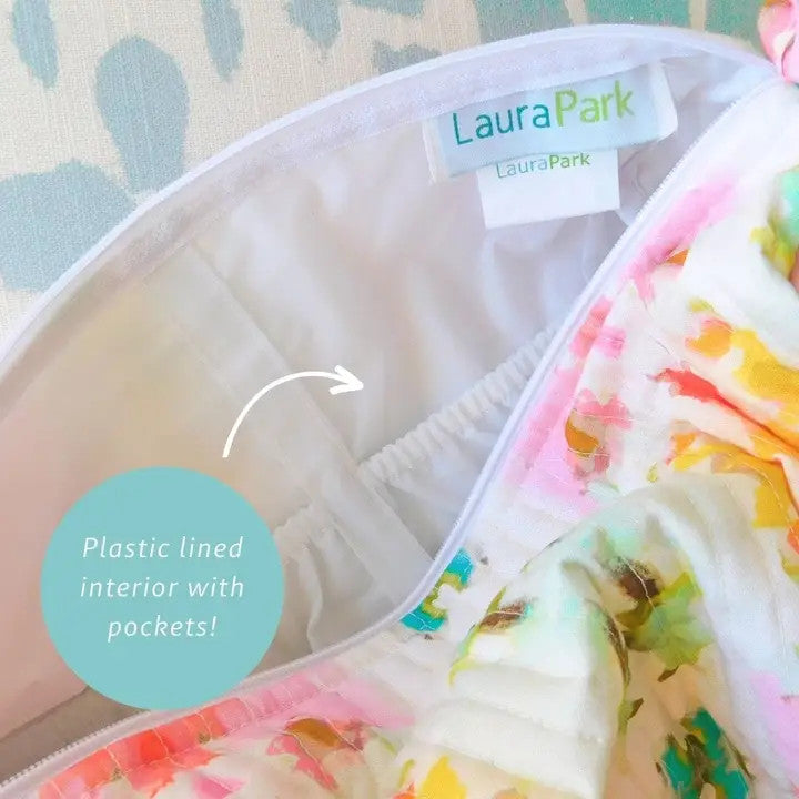 Laura Park Large Antigua Smile Cosmetic Bag