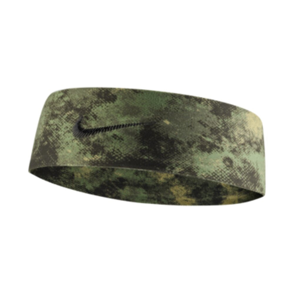 Nike Fury Printed Headband - Oil Green/Black
