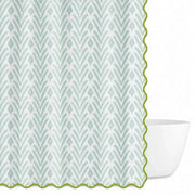 Laura Park Petite Frond Blue Shower Curtain