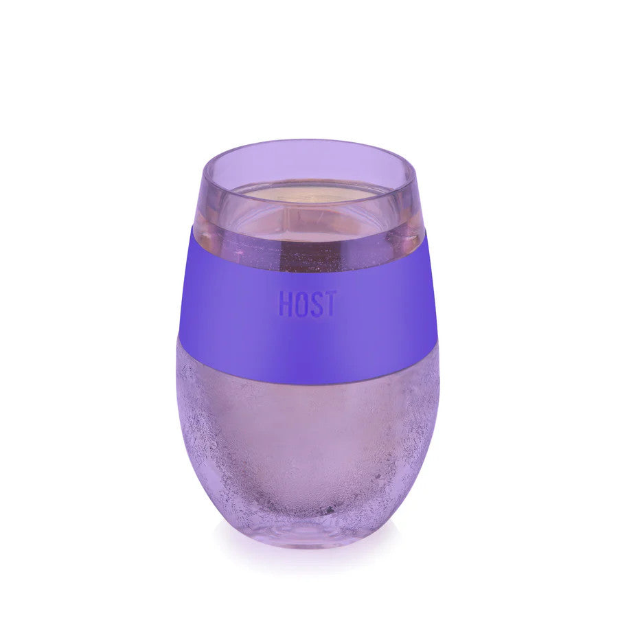 Host Wine FREEZE Cooling Cup - Tinted Purple