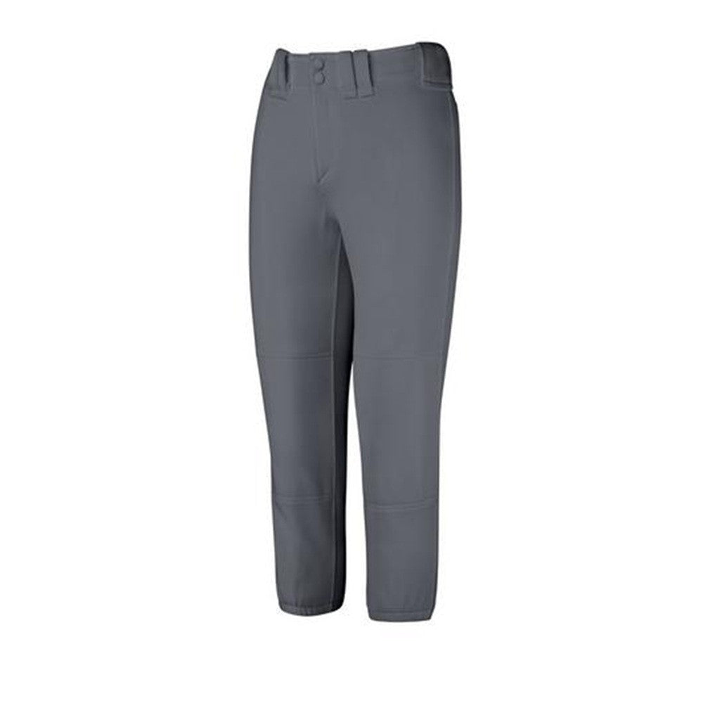 Mizuno Women’s Belted Softball Pant – Dark Charcoal
