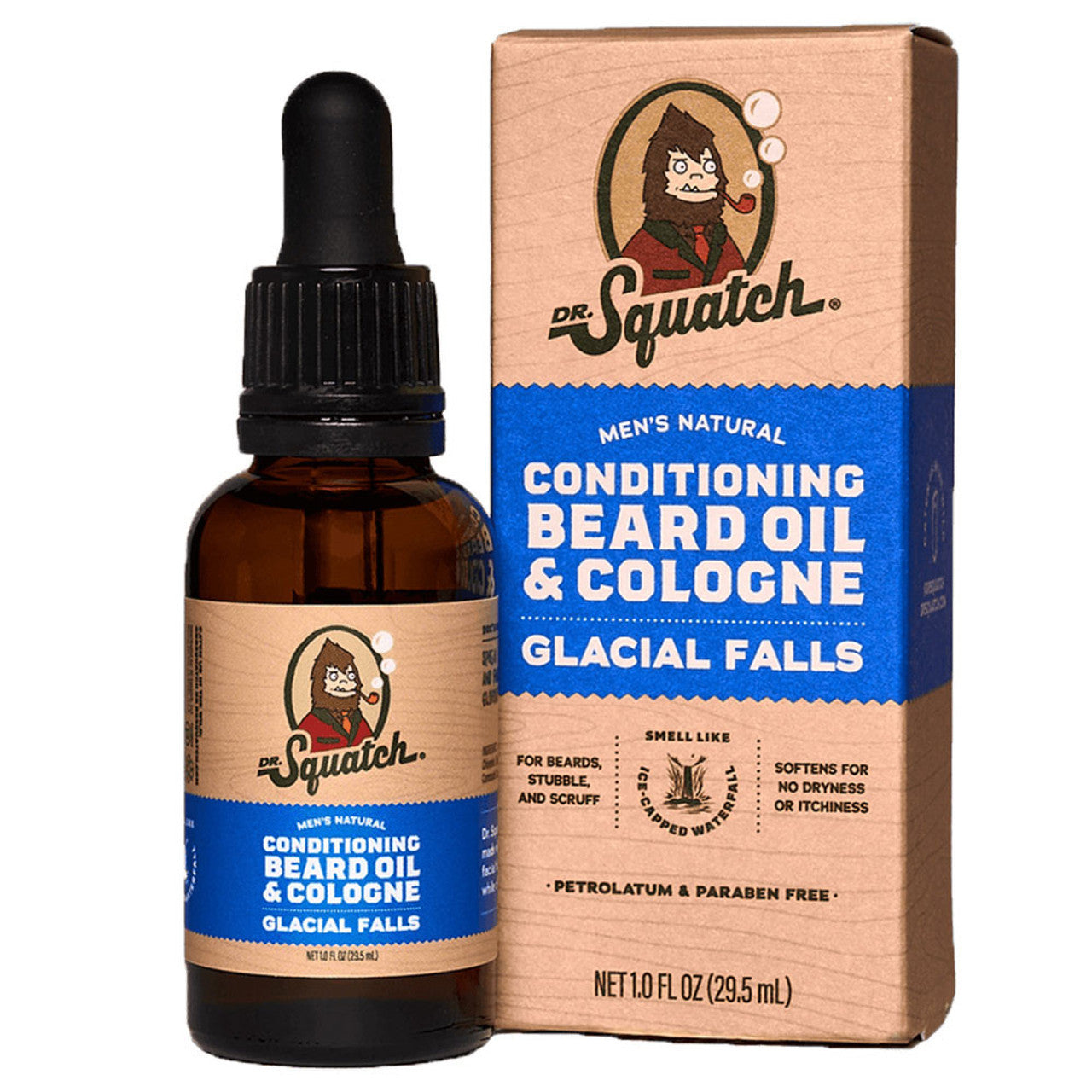 Dr. Squatch Conditioning Beard Oil & Cologne - Glacial Falls