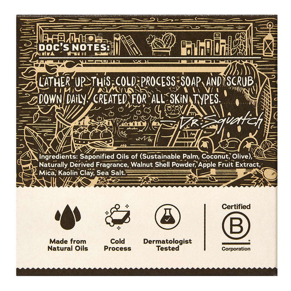 Dr. Squatch Flannel Forest Bar Soap