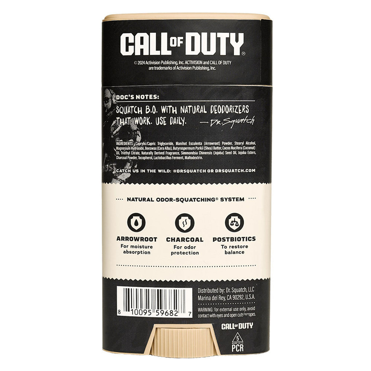 Dr. Squatch Ghost Grit Sticc Deodorant