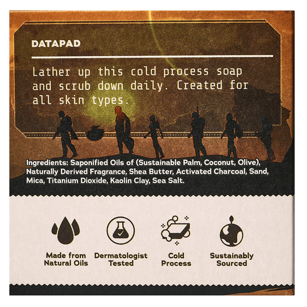 Dr. Squatch x Mandalorian This Is The Wash Bar Soap