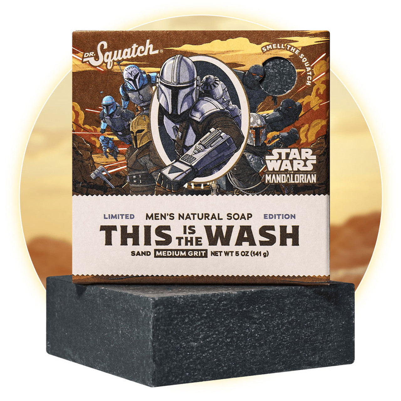 Dr. Squatch x Mandalorian This Is The Wash Bar Soap