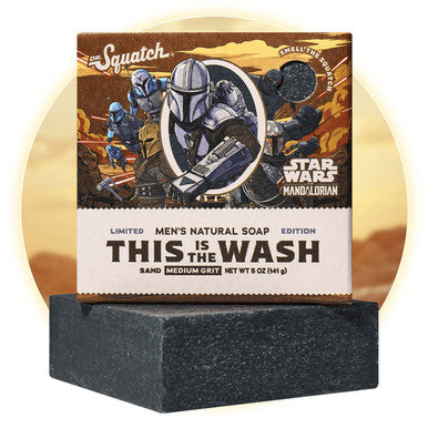 Dr. Squatch x Mandalorian This Is The Wash Bar Soap