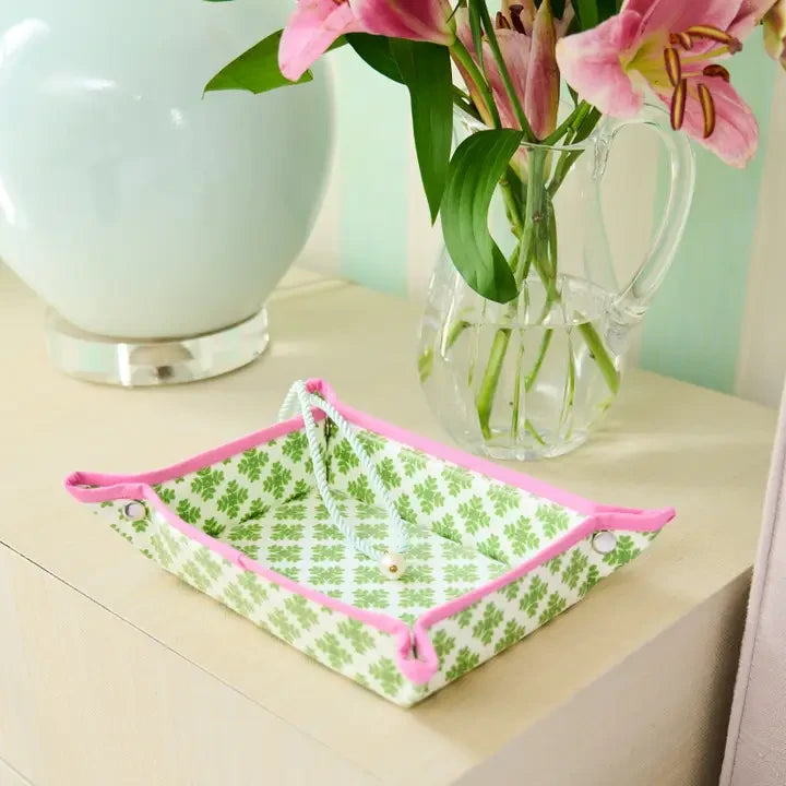 Laura Park Brushstrokes Green Snap Tray
