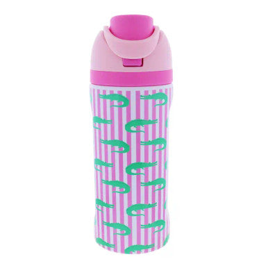 Jane Marie Kids Later, Gator 16 oz. Water Bottle with Straw Cap