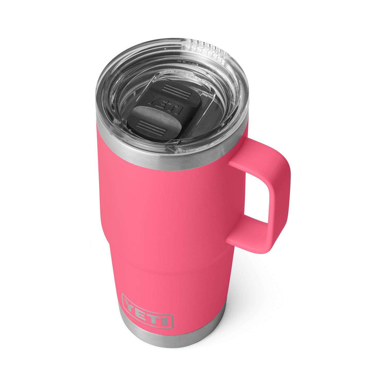 YETI Rambler 20 oz Tropical Pink BPA Free Insulated Tumbler with Travel Lid