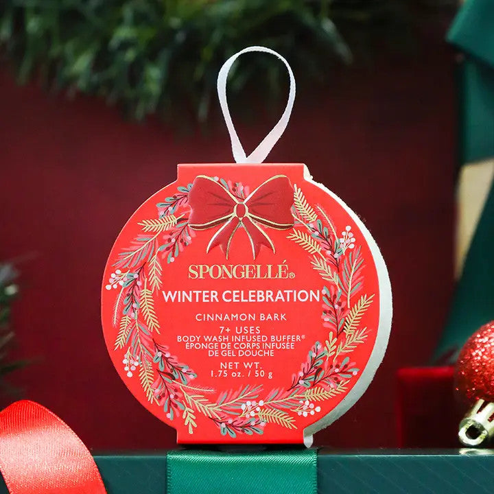 Spongelle Cinnamon Bark Wreath Buffer