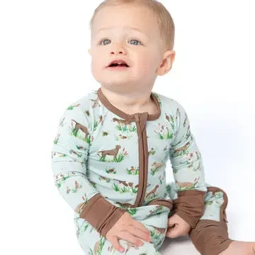 Goosies Delta Bird Hunting Dogs Convertible Zip PJs