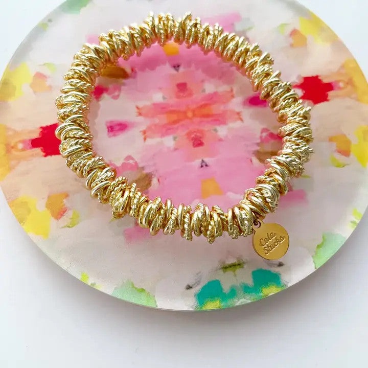 Cola Stacks Gold Shelley Bracelet
