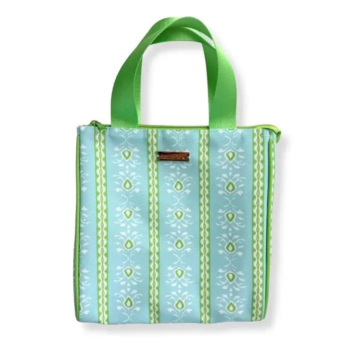 Laura Park Rosemary Stripe Blue Lunch Bag