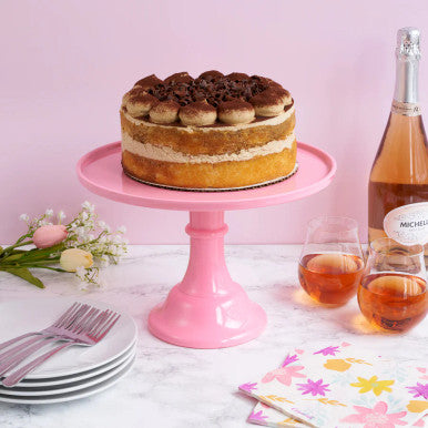 Twine Living Co. Melamine Cake Stand in Pink