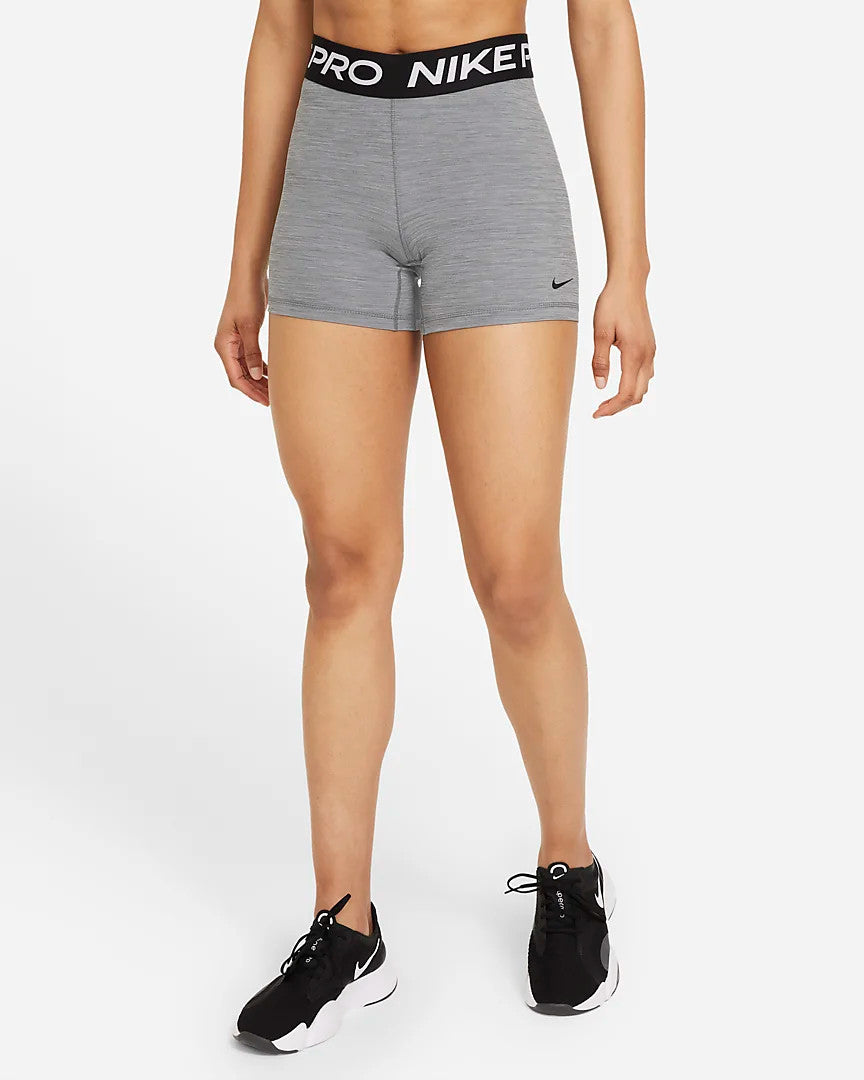 Nike Women's 5" Pro 365 Shorts- Smoke Grey/ Heather/ Black