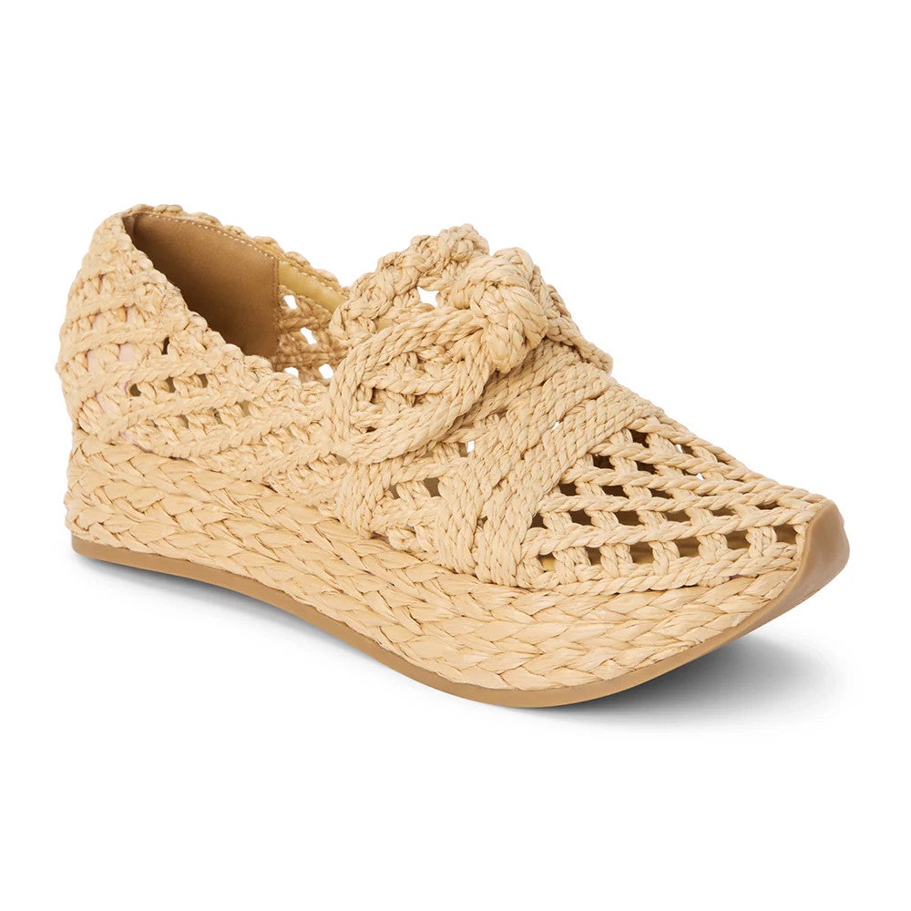 Coconuts by Matisse Espanola Raffia Platform Loafers - Natural