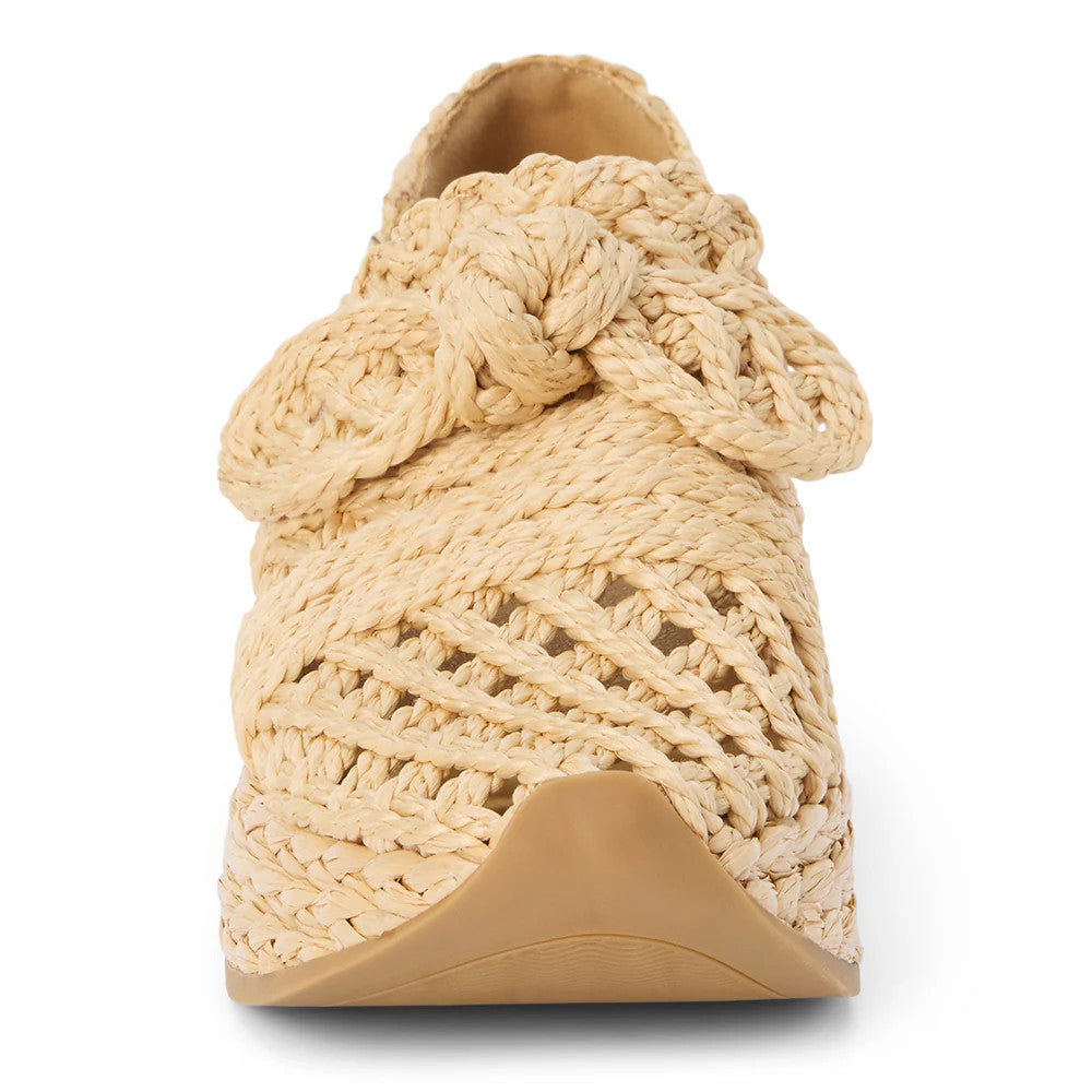Coconuts by Matisse Espanola Raffia Platform Loafers - Natural