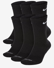 Nike Everyday Plus Cushioned Training Crew Socks - Black