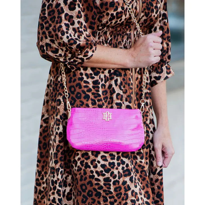 Caroline Hill Livi Crossbody - Hot Pink EC