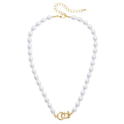 Canvas Celia Pearl Beaded Necklace - Ivory